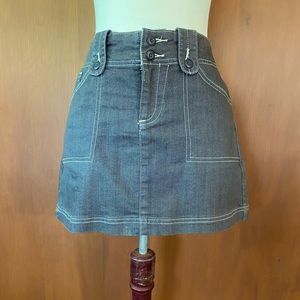 Prana gray mini skirt